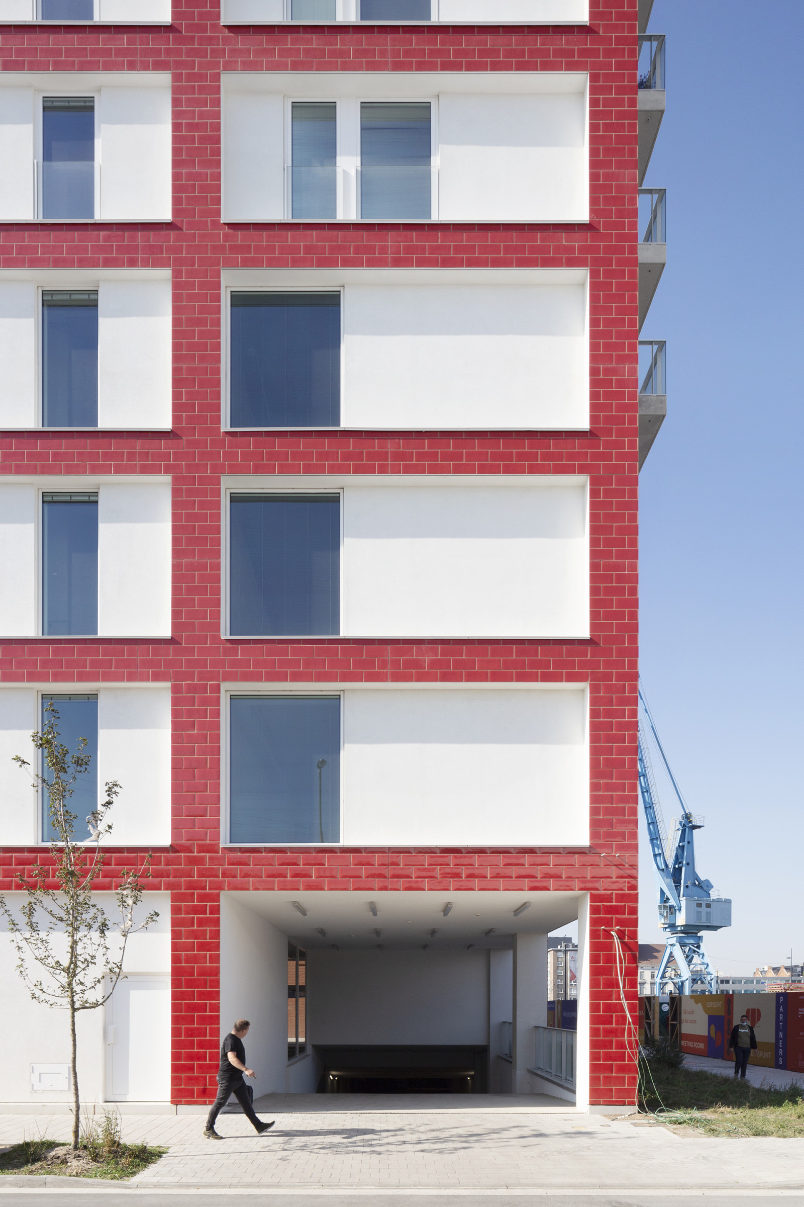 Residentiële hoogbouw de 'Faar' op de site van Nieuwe dokken in Gent