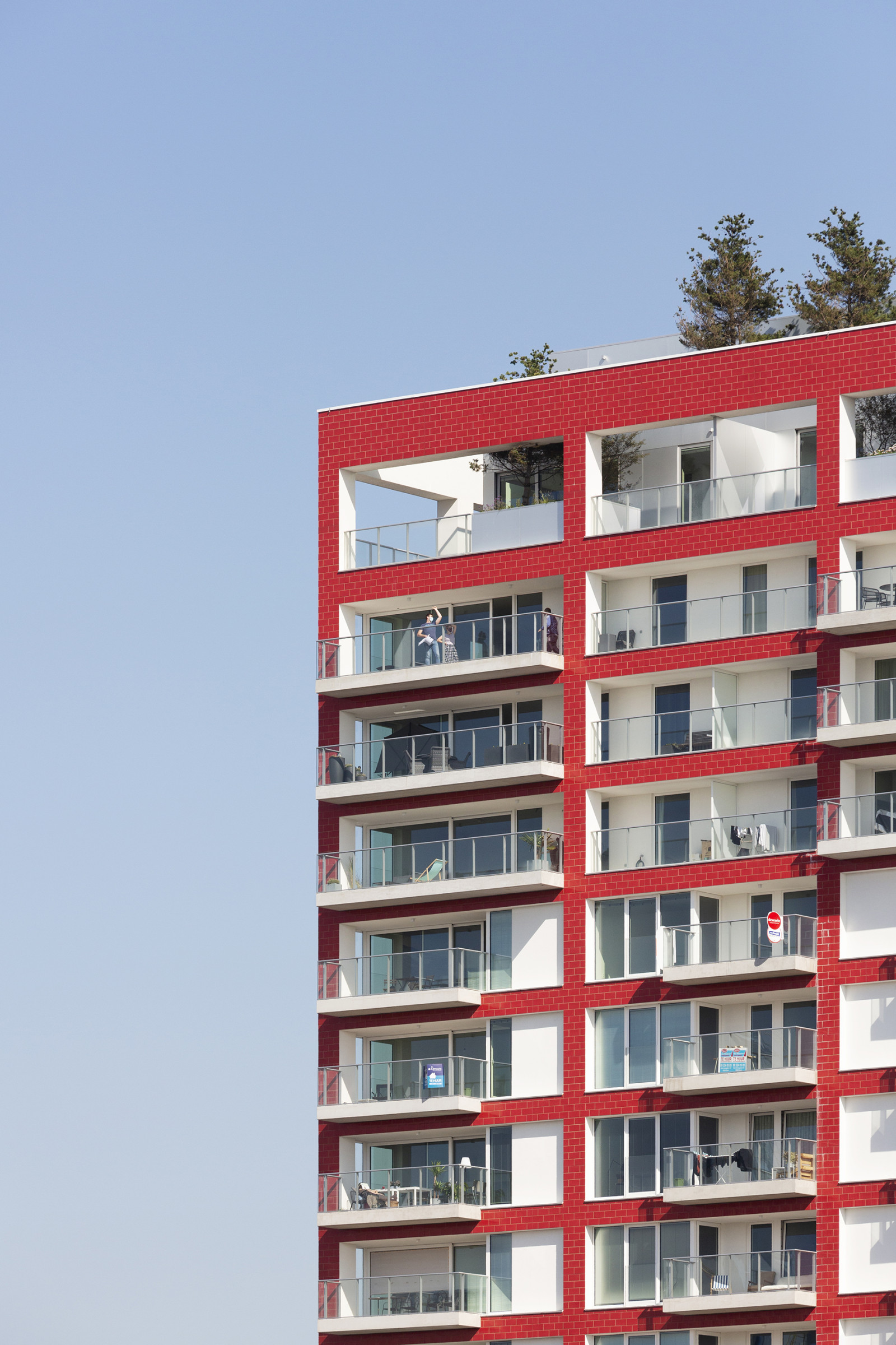 Residentiële hoogbouw de 'Faar' op de site van Nieuwe dokken in Gent